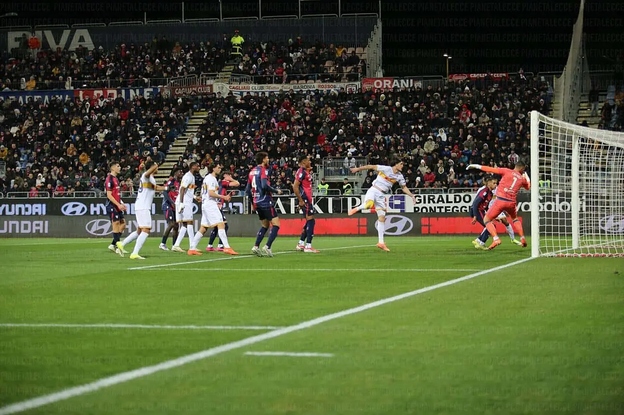 cagliari-lecce gol gandelman