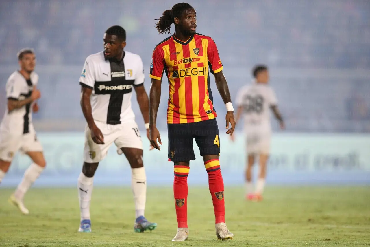 lecce-parma, gaspar e bonny