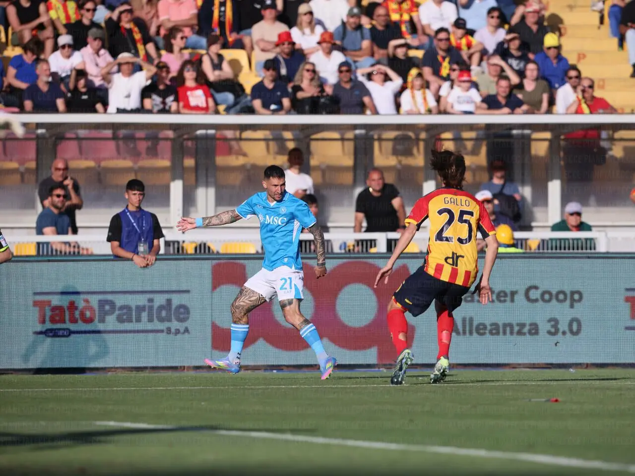 Lecce-Napoli Gallo Politano