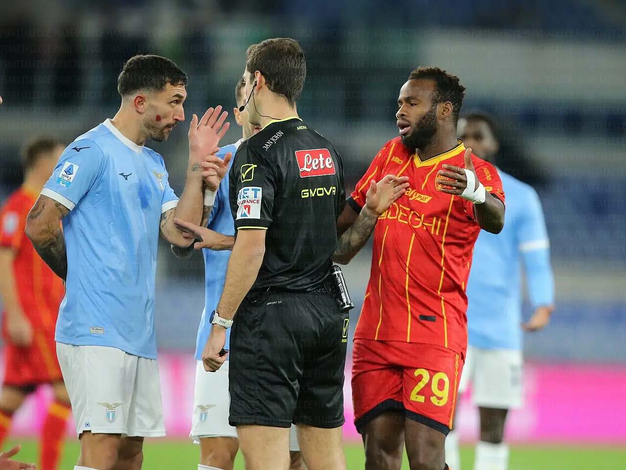 Lazio Cataldi Coulibaly arbitro ruben arena