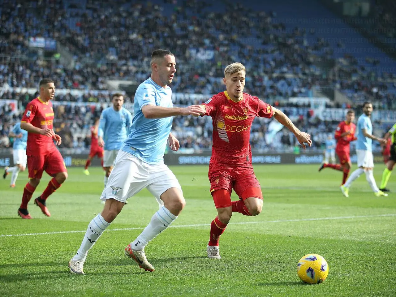 Lazio Lecce Almqvist Marusic