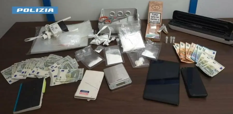 Materiale in sequestro