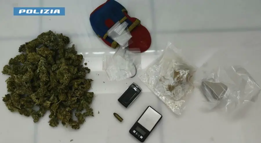 la droga sequestrata