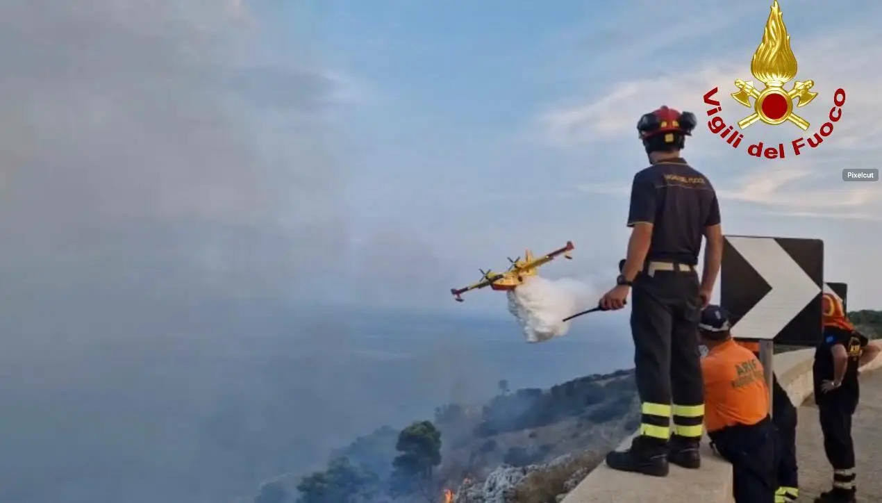 Incendio Santa Cesarea