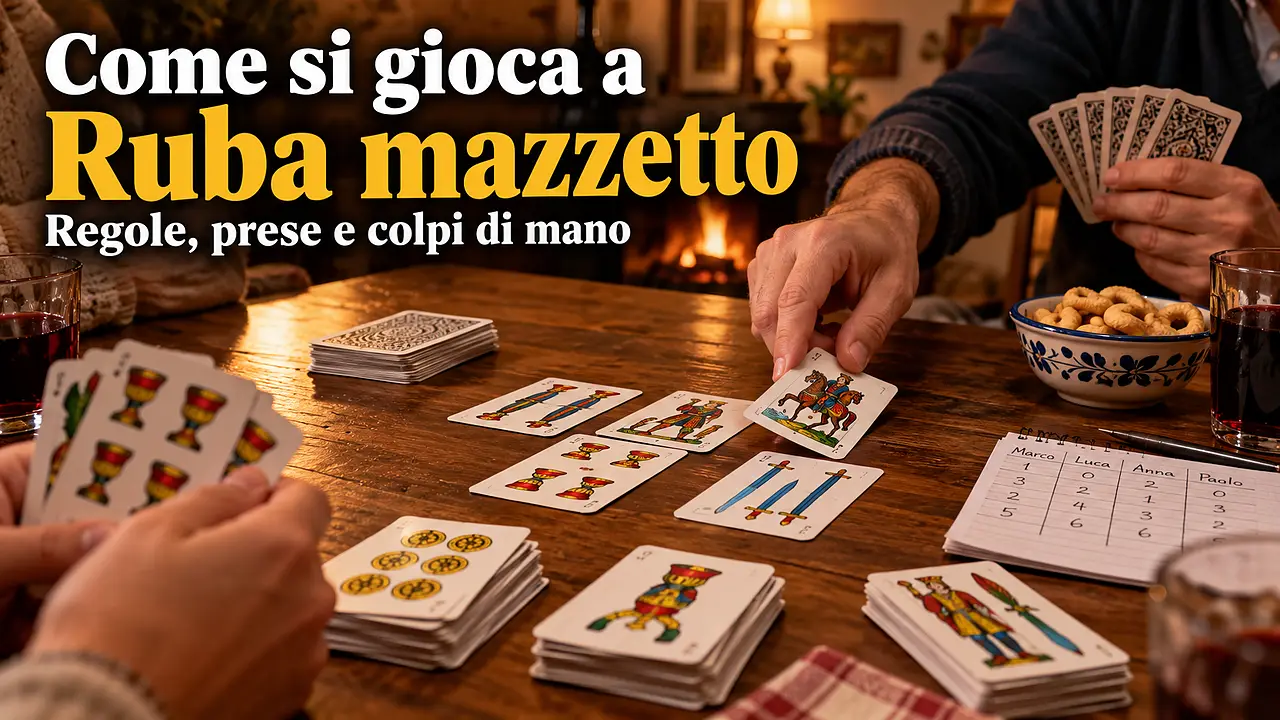 come si gioca a ruba mazzetto