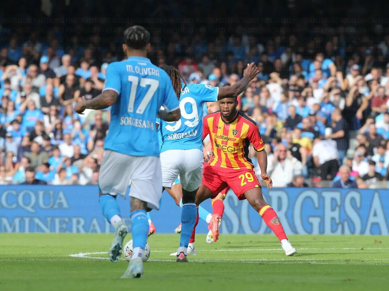 lecce-napoli coulibaly olivera