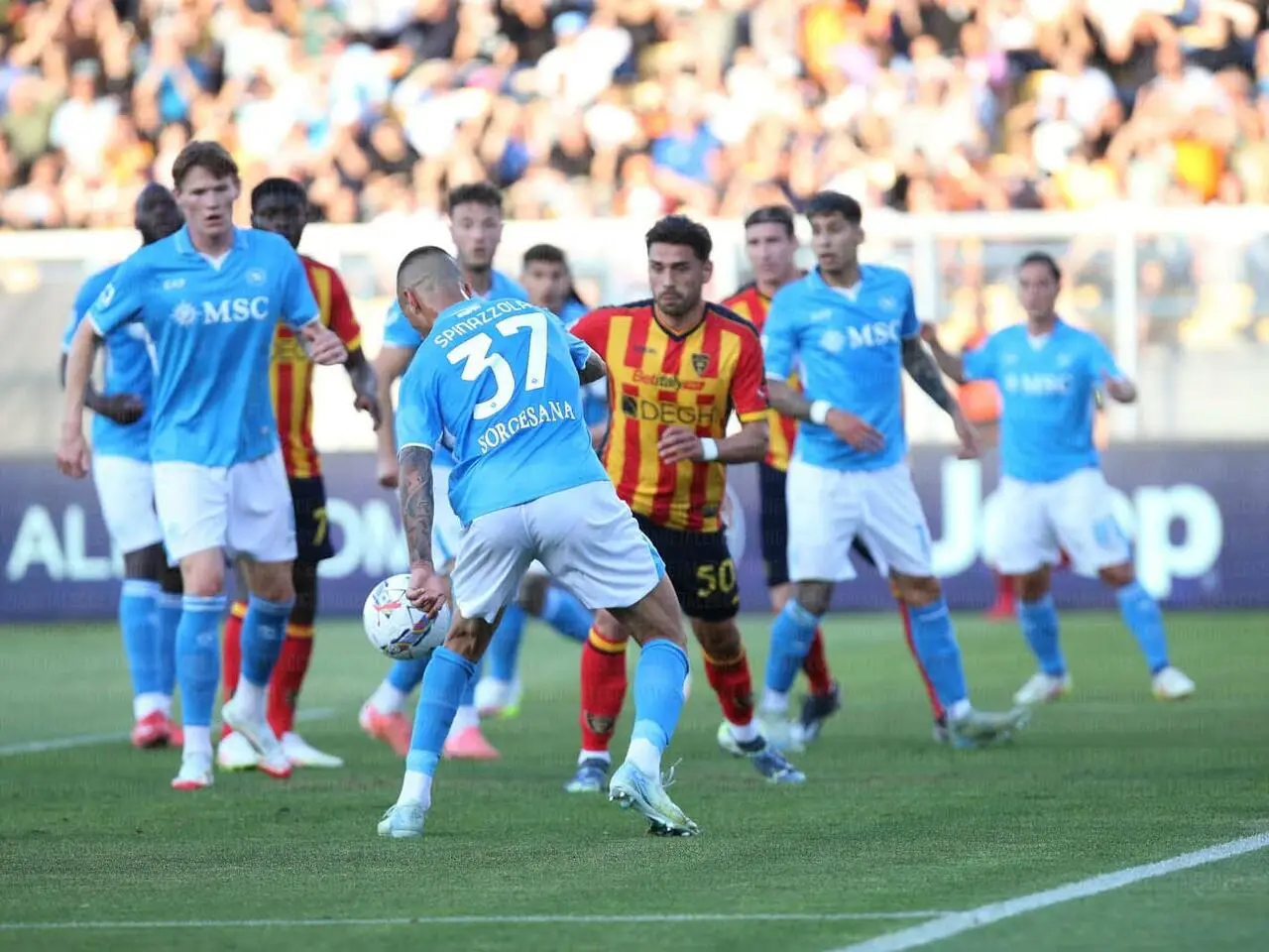 lecce-napoli spinazzola pierotti mctominay