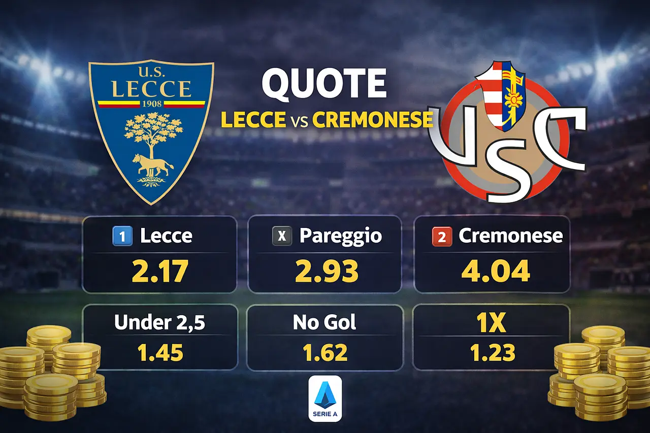 quote lecce cremonese