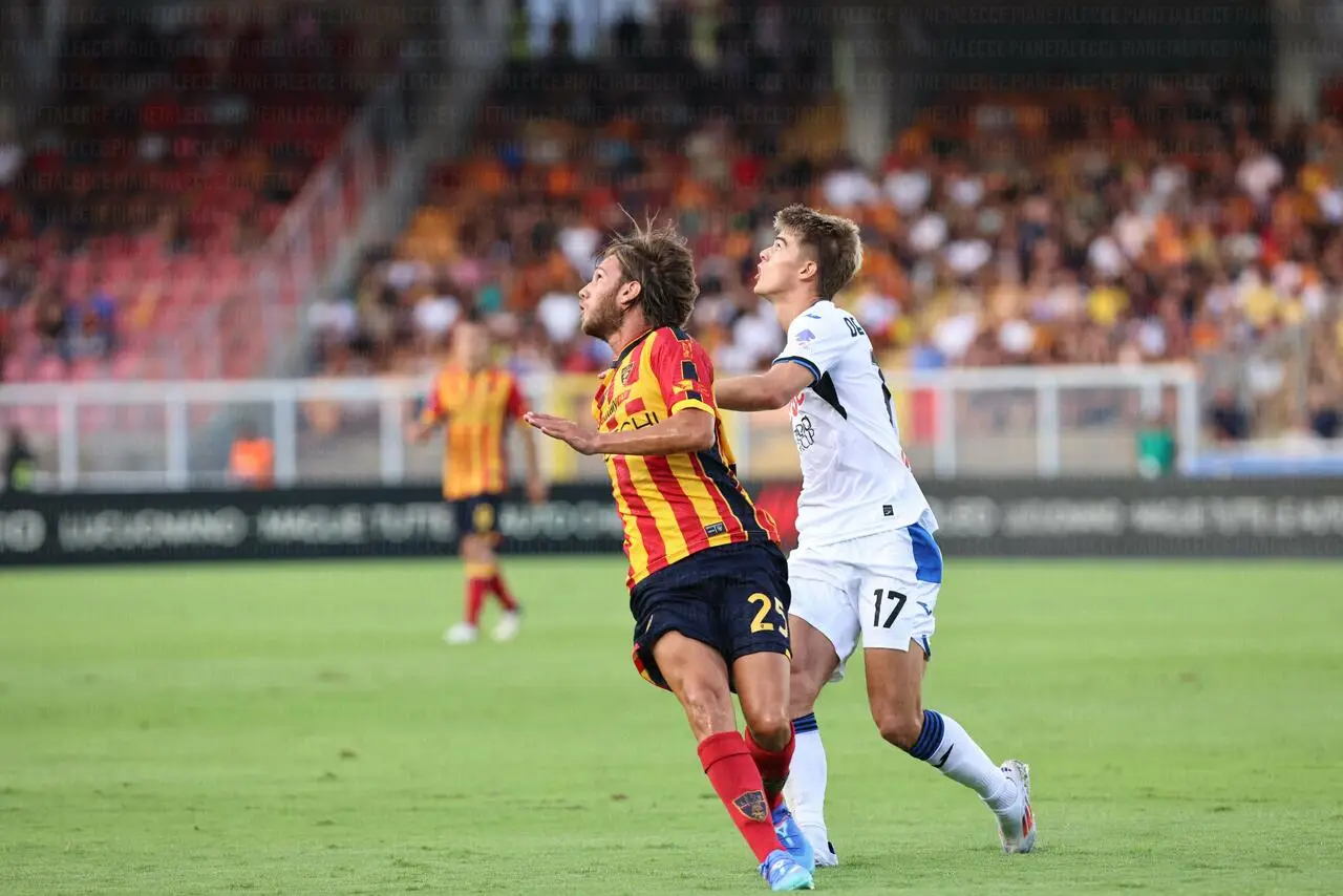 lecce-atalanta gallo de katelaere