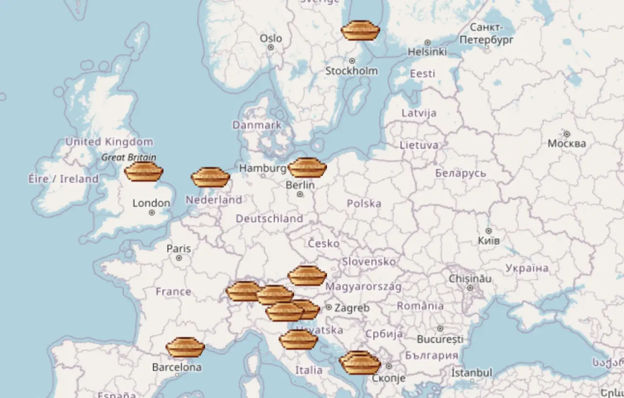 la pasticciotto maps