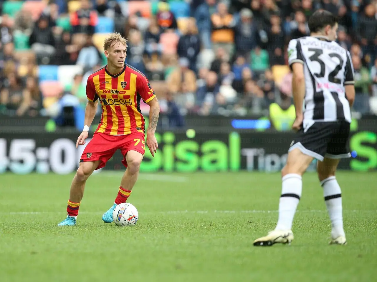 udinese-lecce pierret ekkelenkamp