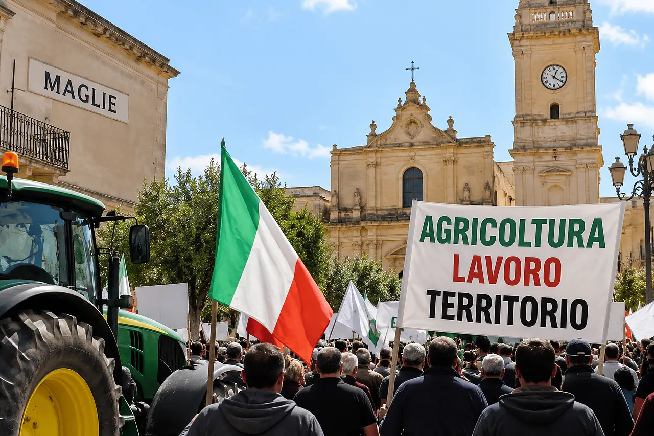 sciopero a maglie agricoltori