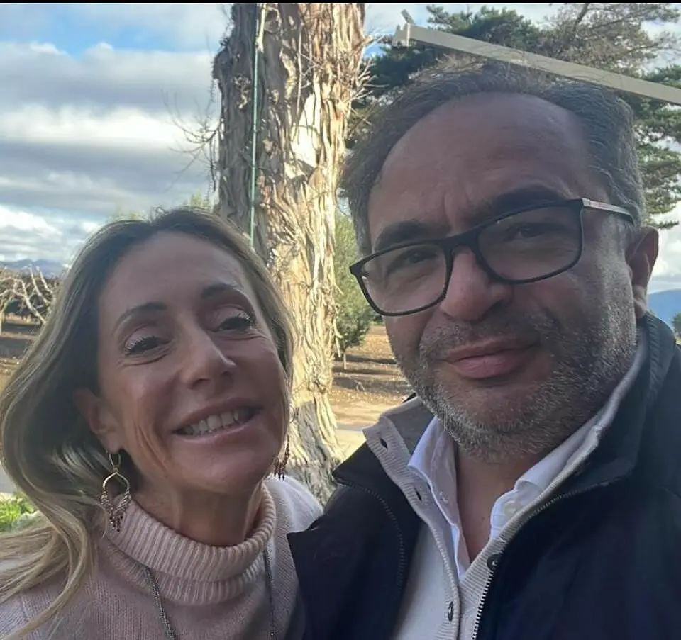 Vincenzo Santangelo con Arianna Meloni