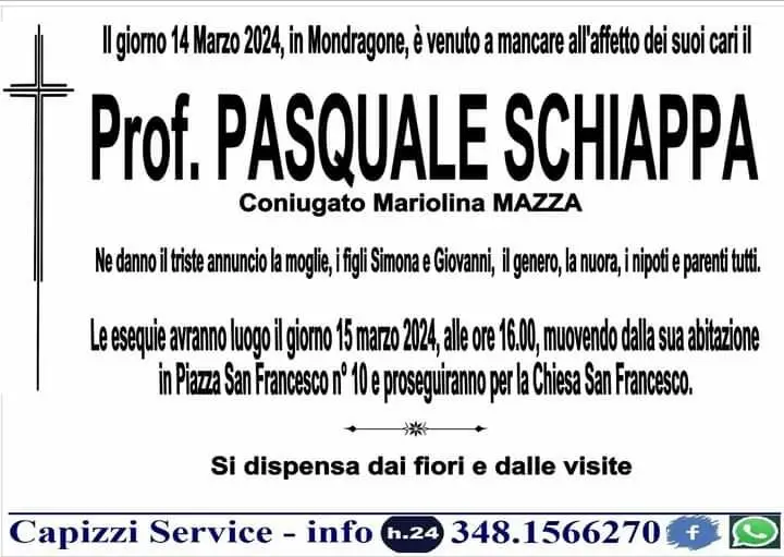 Il manifesto funebre