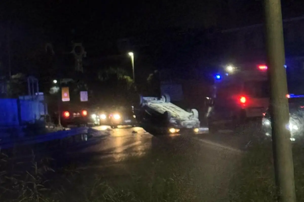 L'incidente ai Giardinetti a Maddaloni