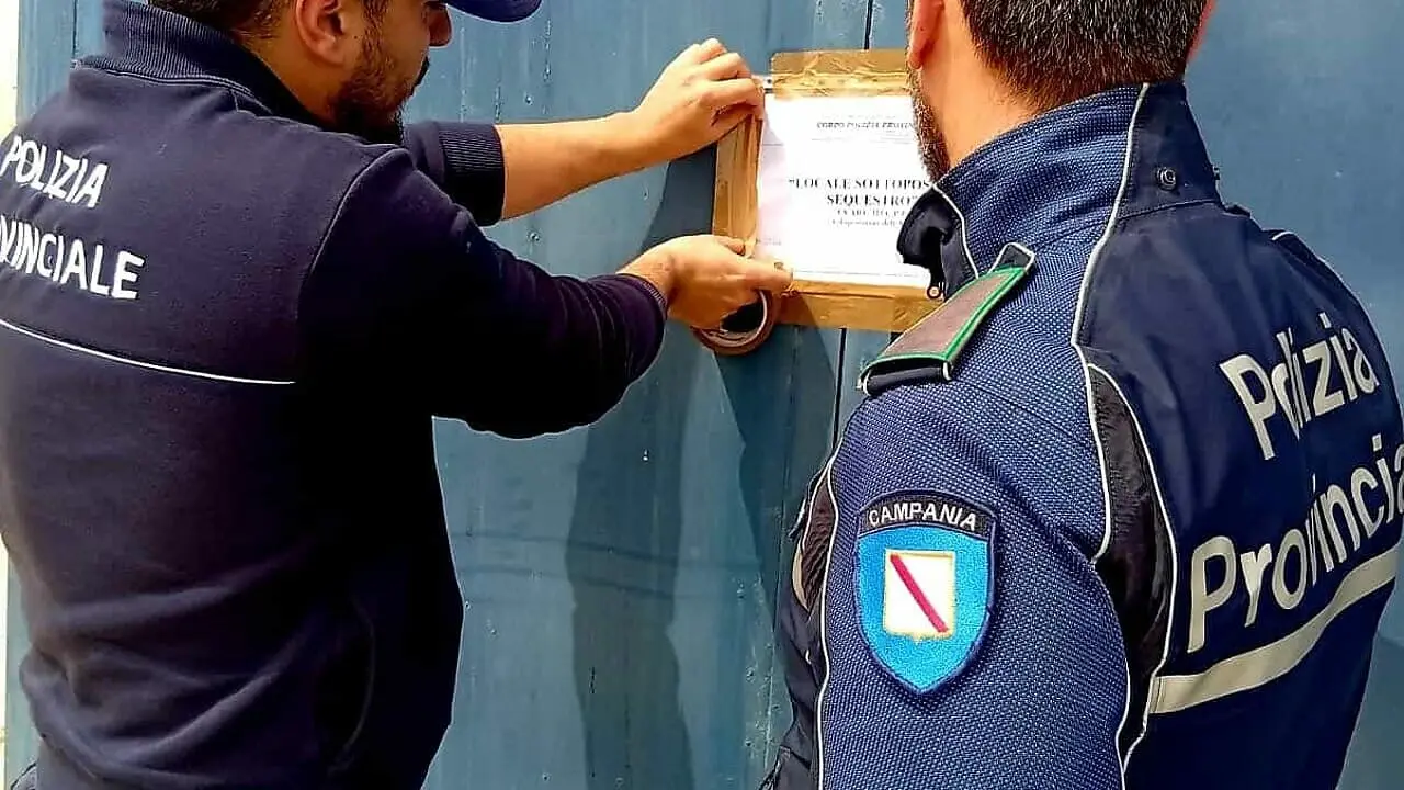 Il sequestro dell'impianto di rottamazione