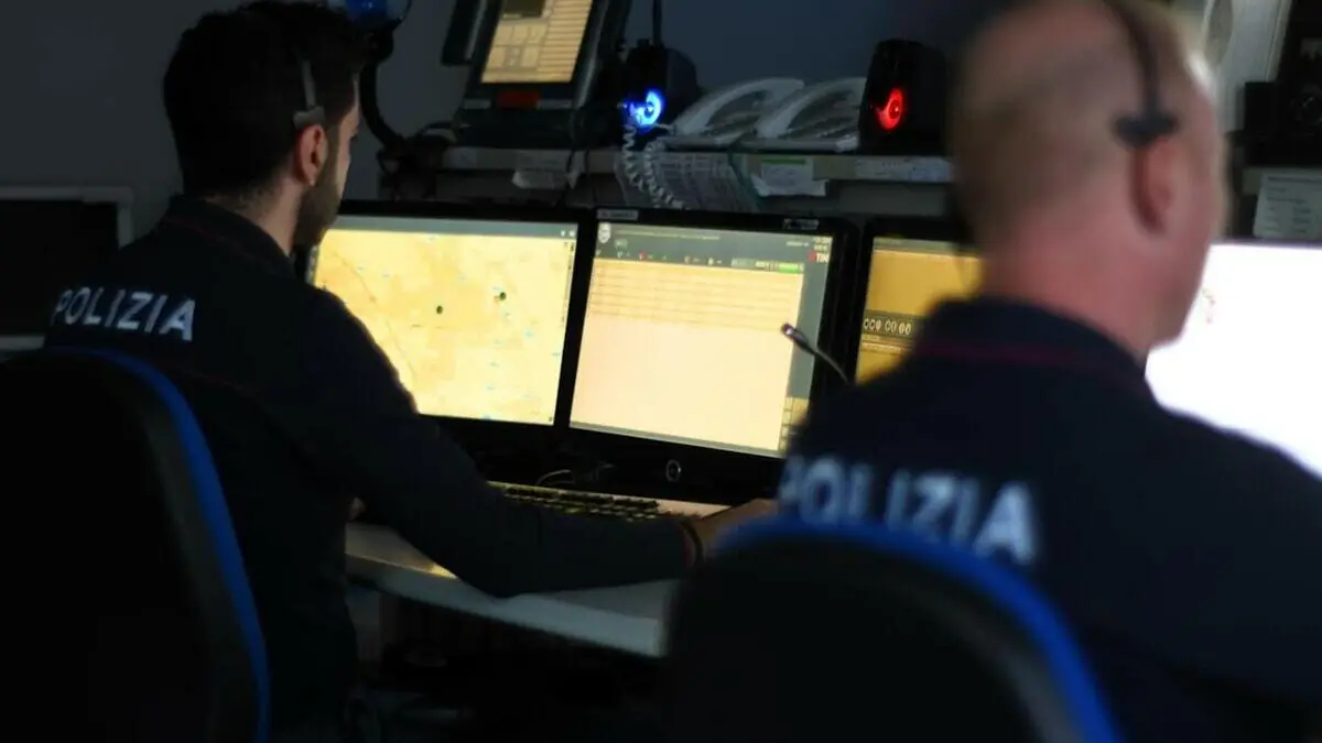 La studentessa salvata dalla polizia