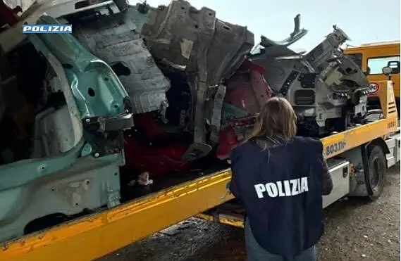 Il sequestro della polizia