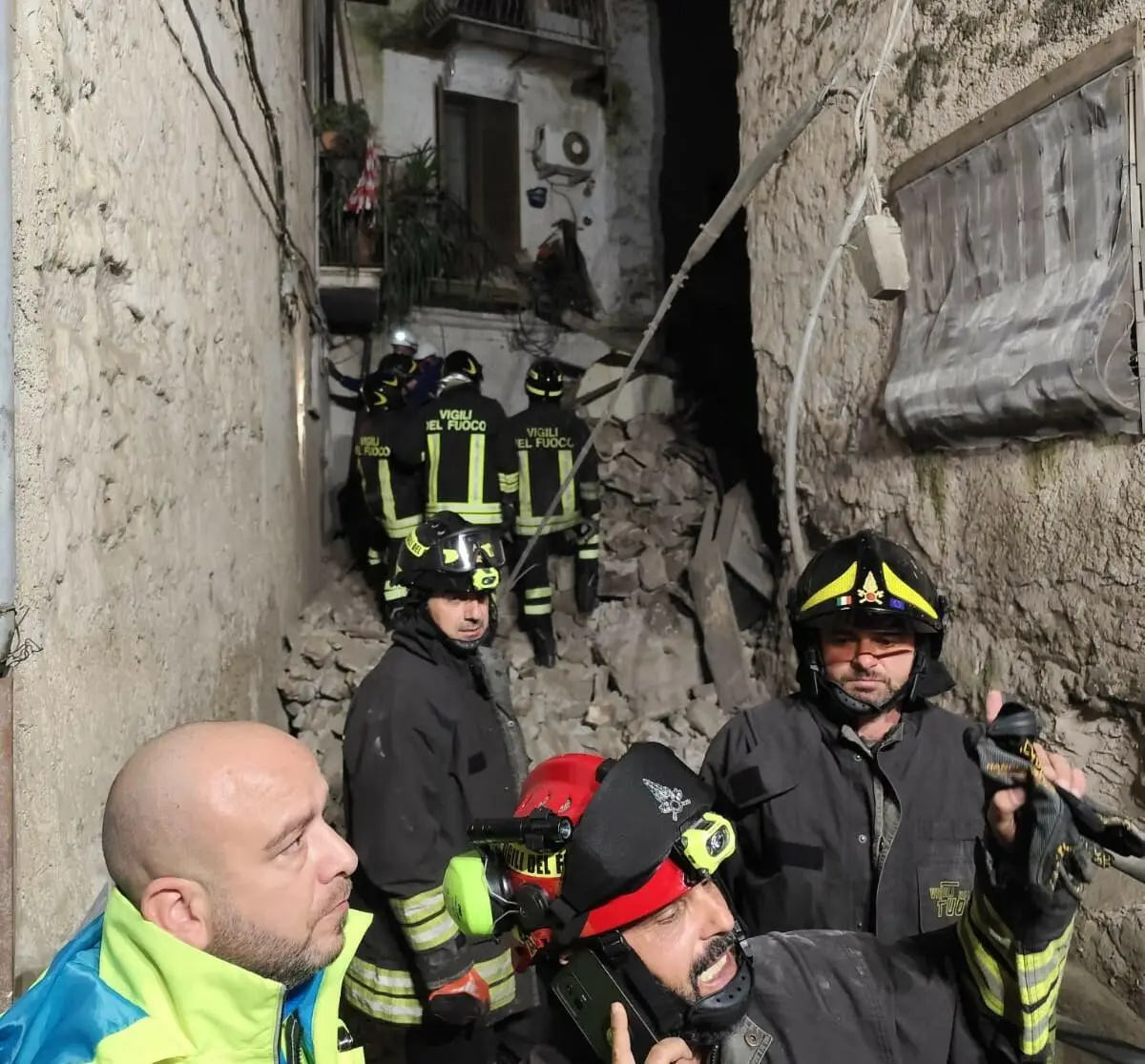 Vigili del fuoco a Sessa Aurunca