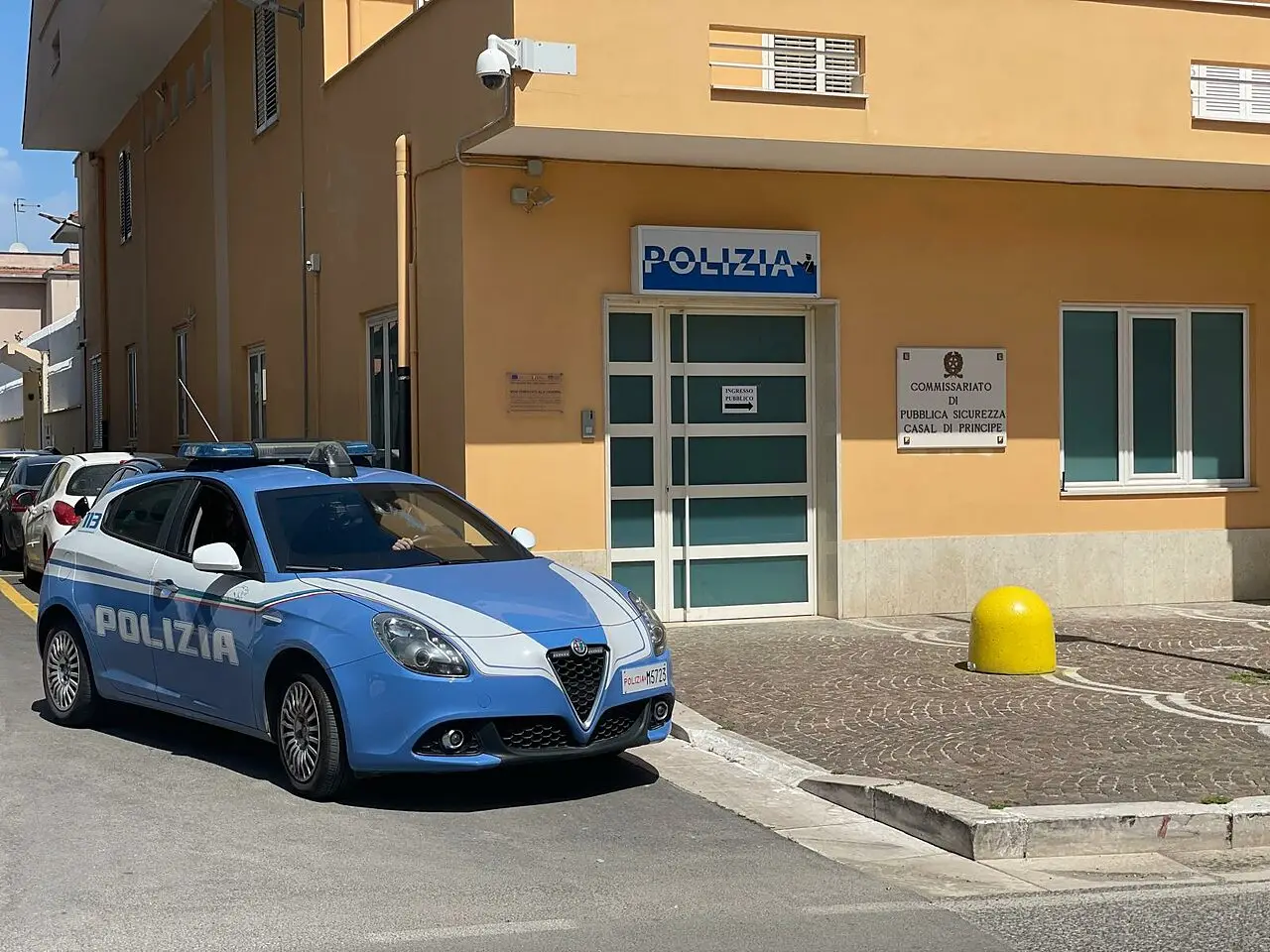 L'intervento della polizia