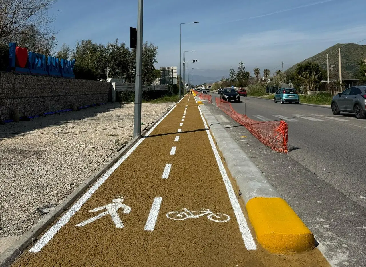 La pista ciclabile