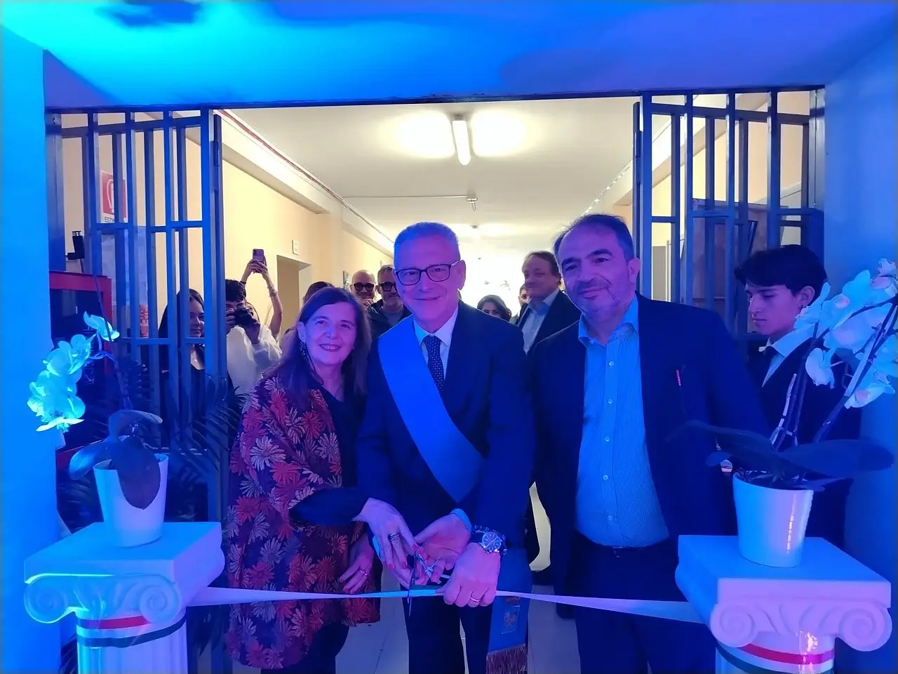L'inaugurazione al Liceo Don Gnocchi