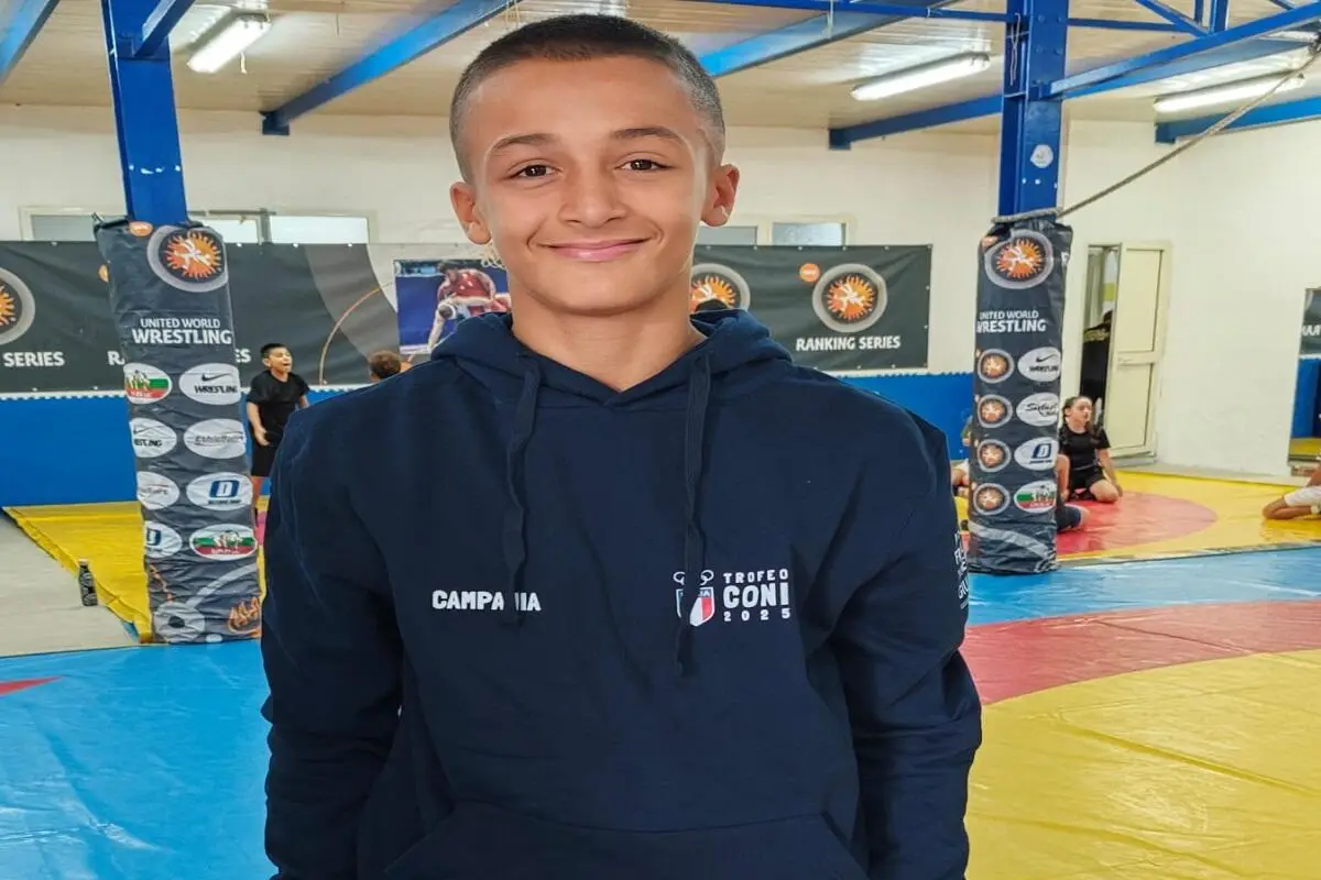 Il lottatore Antonio Aversente
