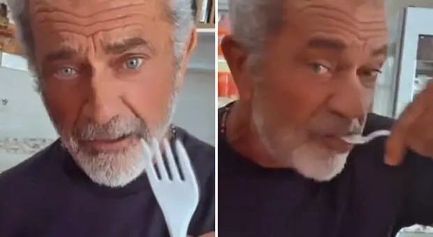 L’attore Mel Gibson a Casagiove