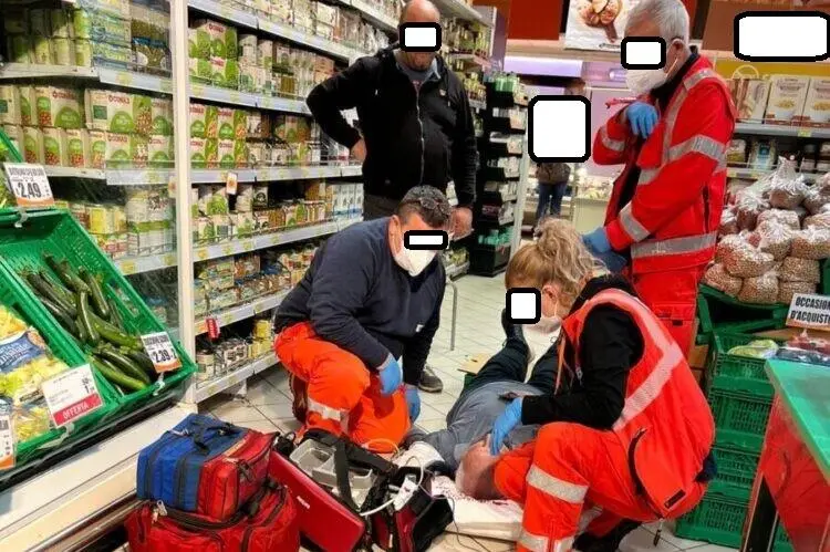 L'uomo morto nel supermercato