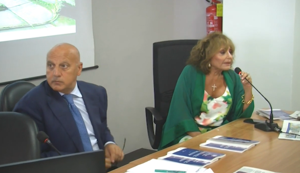 La Iodice durante il suo intervento di stamattina
