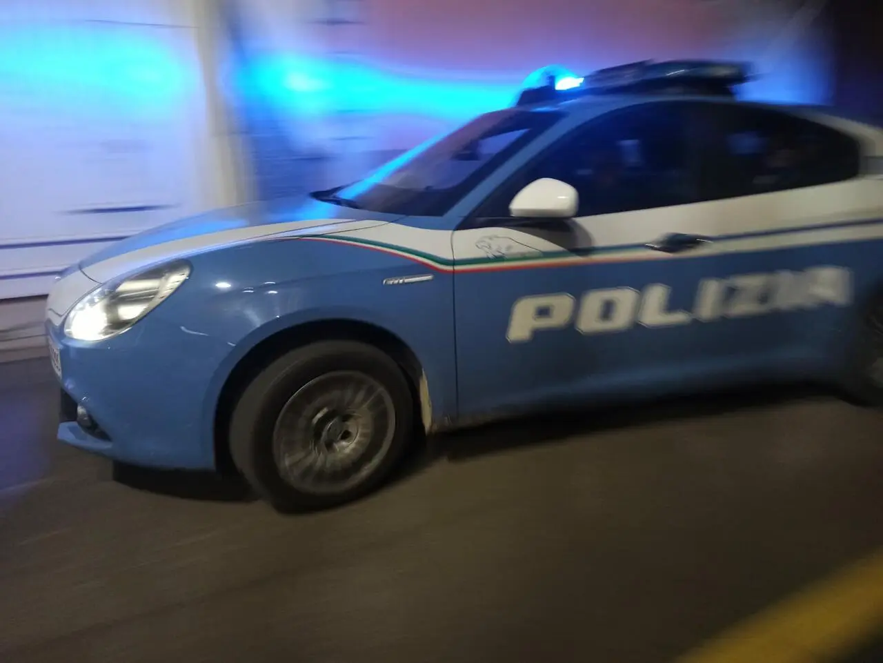 L'arresto della polizia