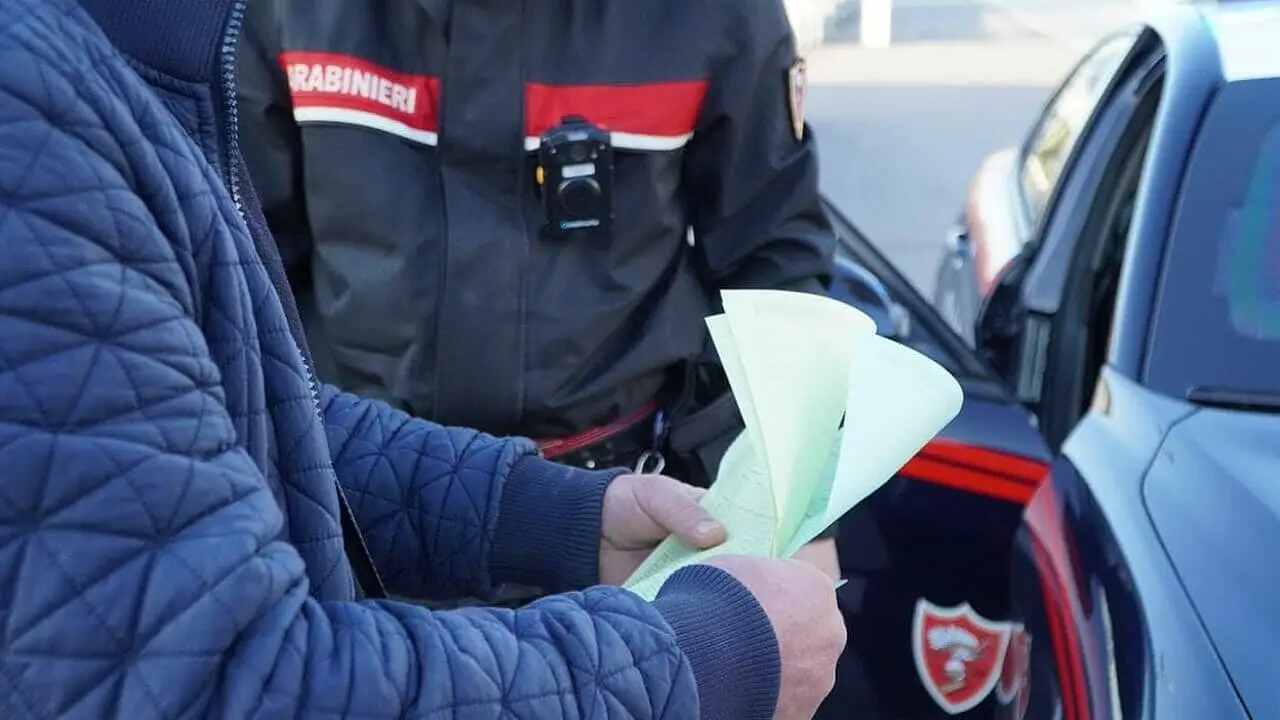 I controlli dei carabinieri