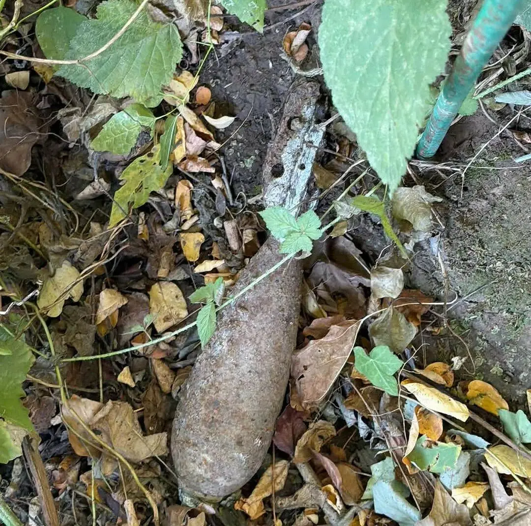 L'ordigno bellico a Cellole