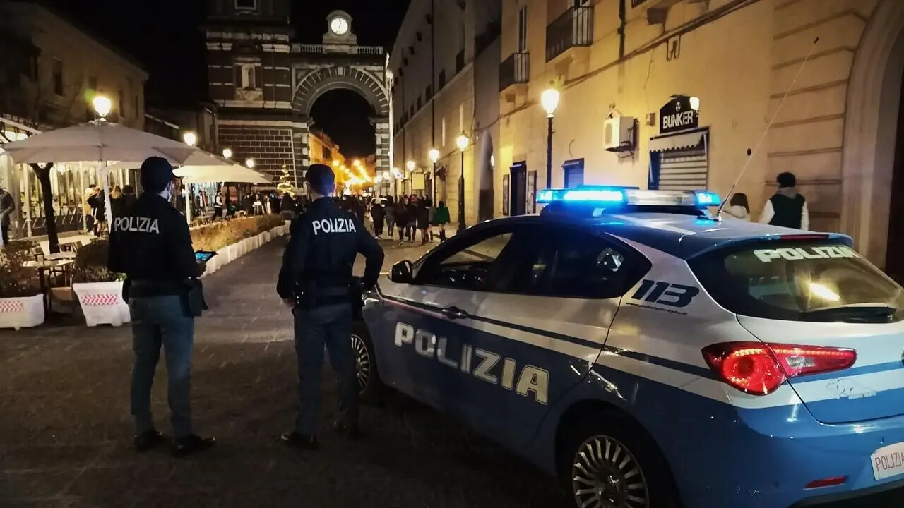 L'arresto della polizia