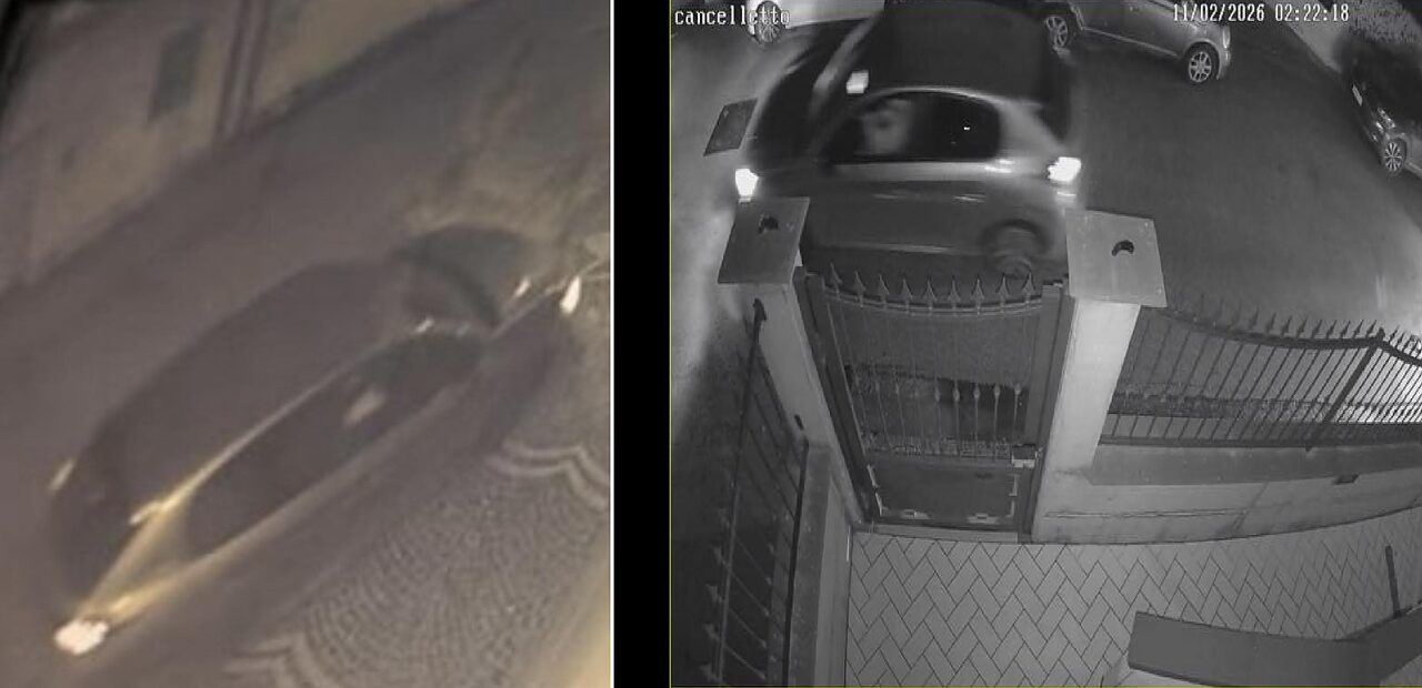 L'auto utilizzata dai ladri