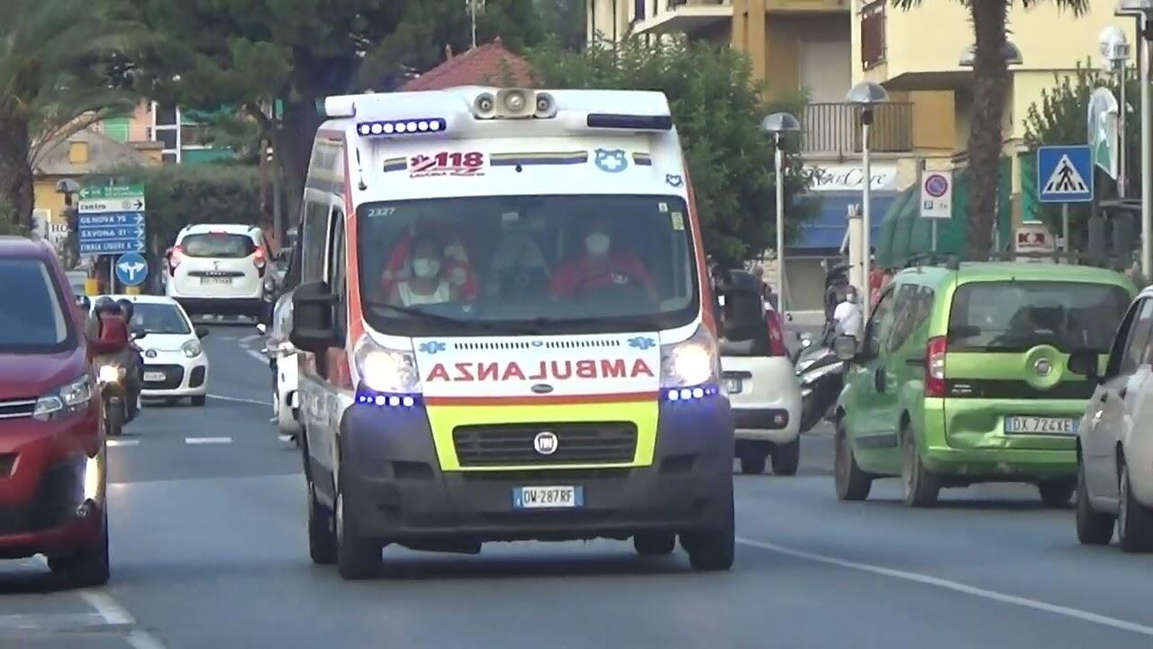 Sul posto il 118