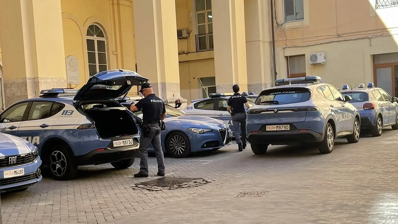 L'arresto della polizia