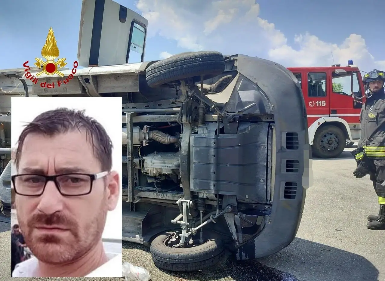 Tiziano Castellan morto nell'incidente a Teano