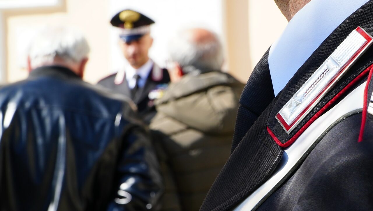 L'arresto dei carabinieri a Cellole