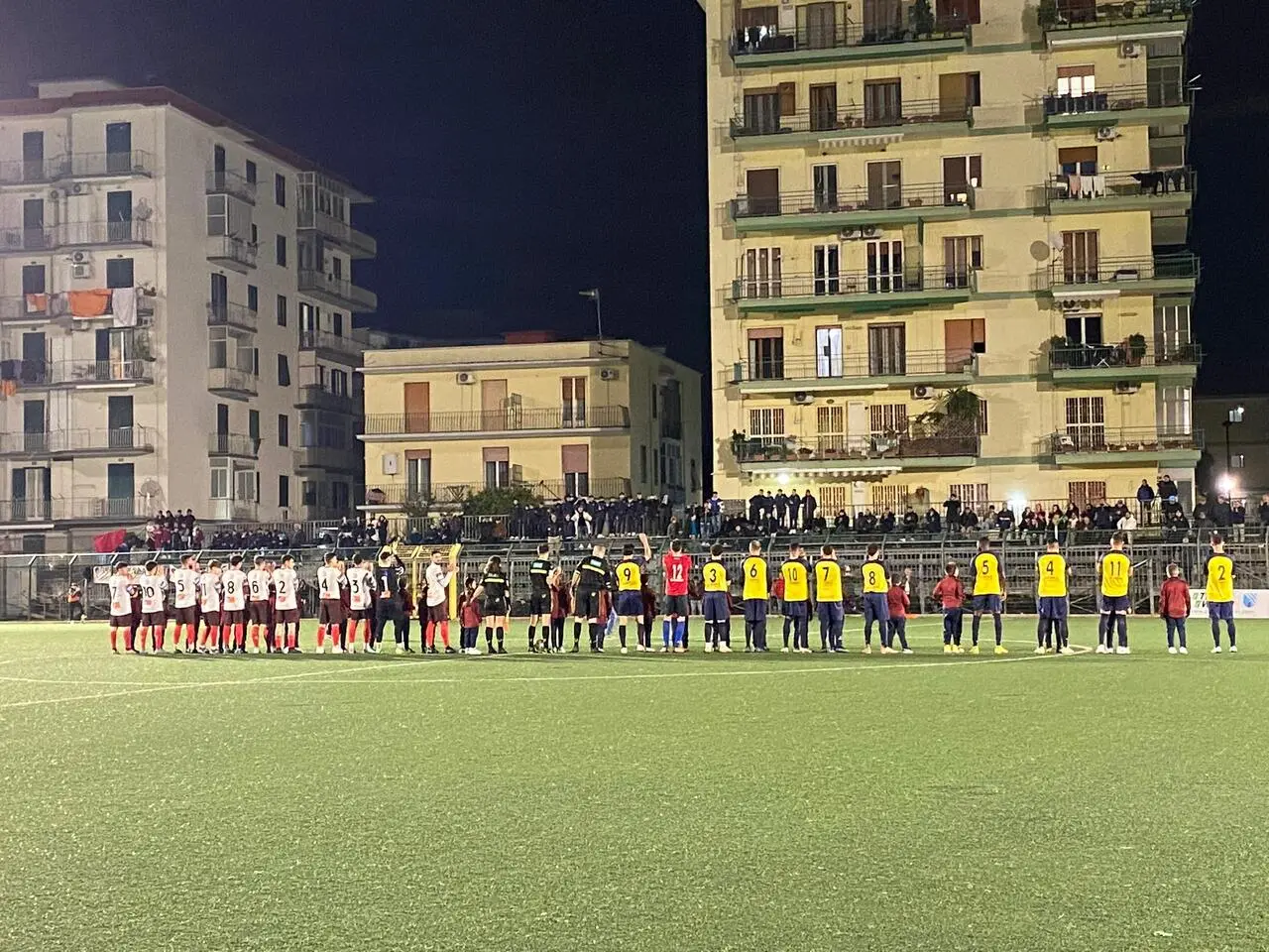 L'inizio del match