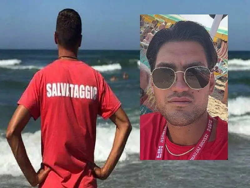 Il bagnino Fabio Caiazzo