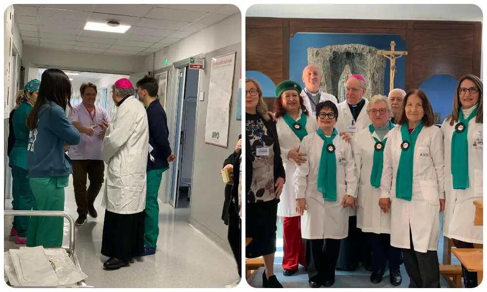 Il vescovo in visita