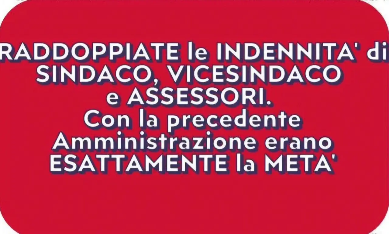 Le nuove indennità al comune di Sessa