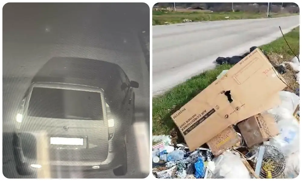 Sversamento di rifiuti in città