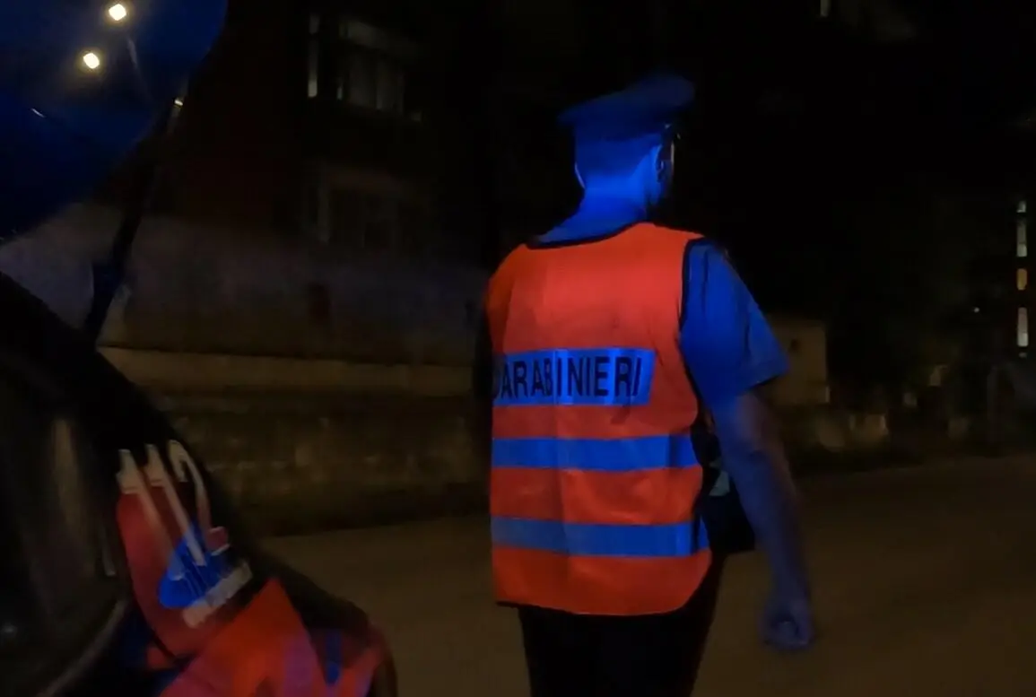 L'arresto dei carabinieri della Radiomobile