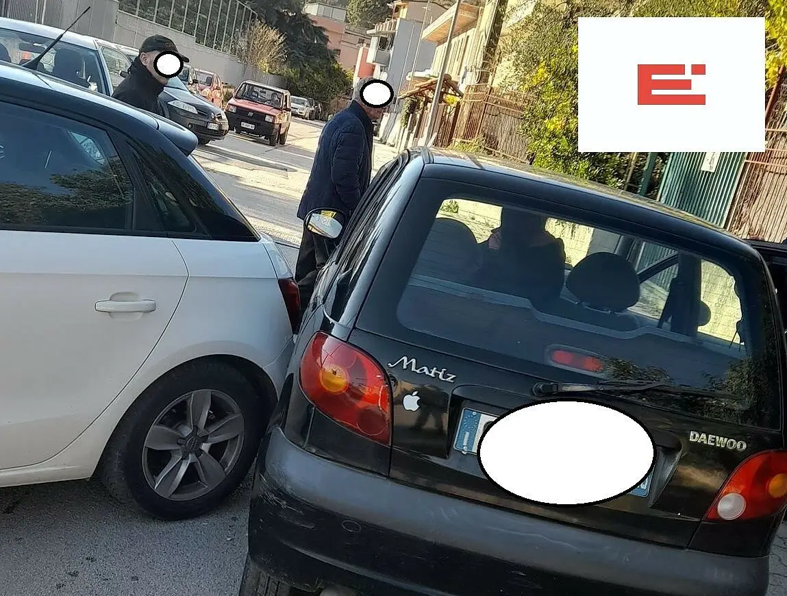 L'incidente in via Cupa Lunga a Maddaloni