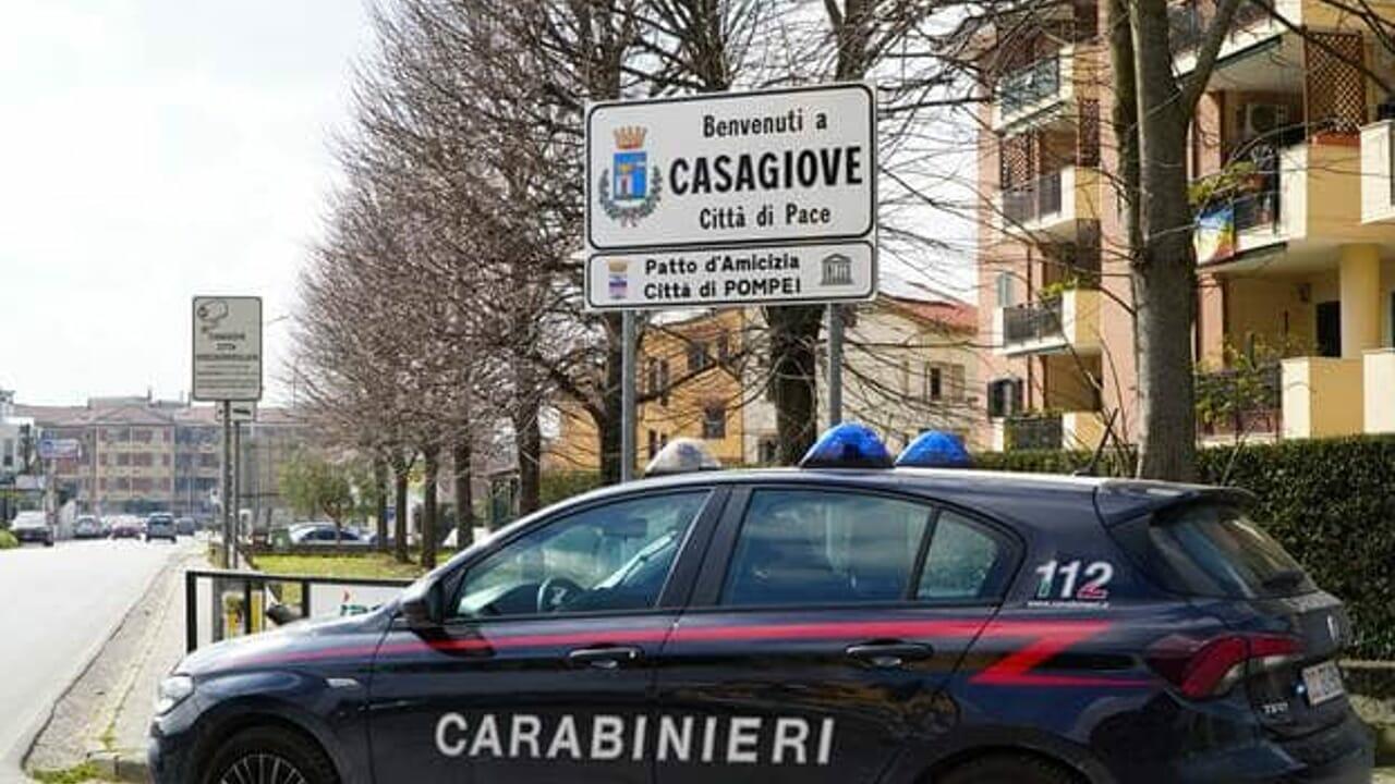 Carabinieri in azione a Casagiove