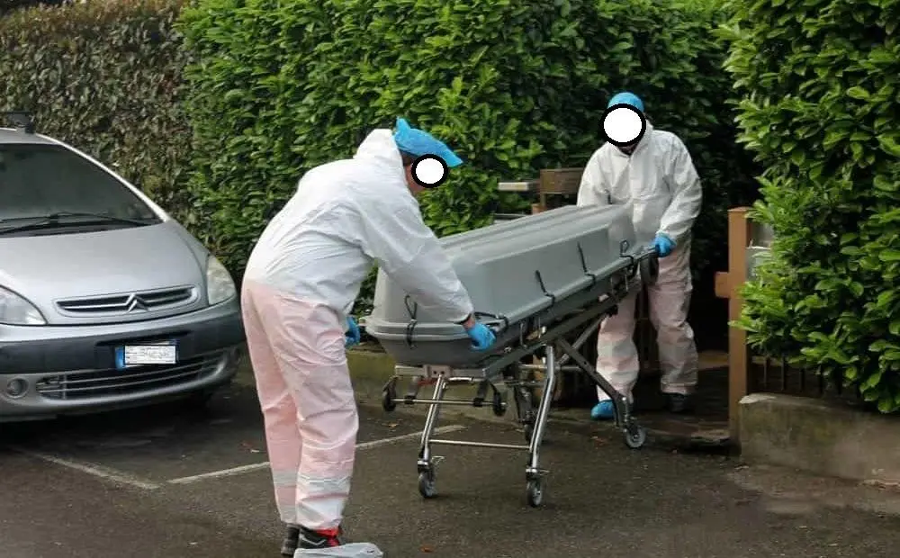 L'uomo trovato morto in casa