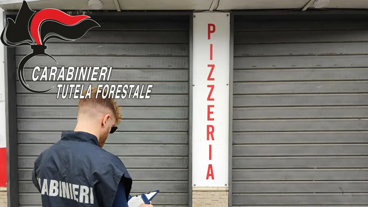 Il sequestro della pizzeria