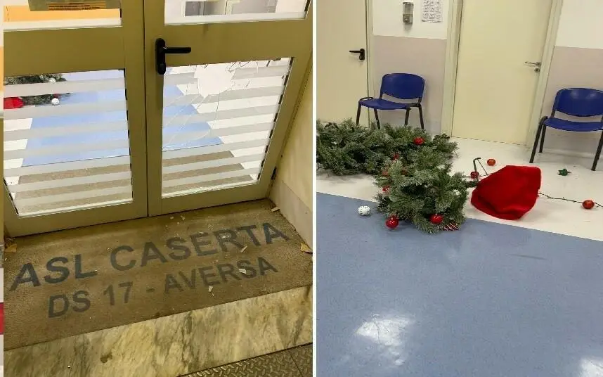 Alcune immagini all'interno del poliambulatorio della Guardia medica